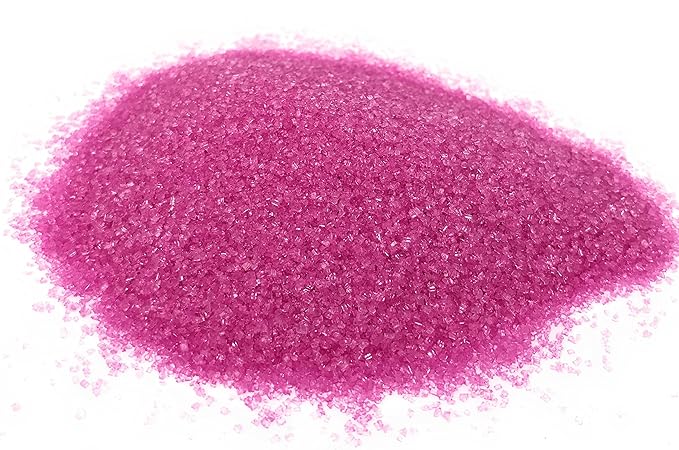 Snowy River Pink, Cocktail & Margarita Sugar Rimmer - Vibrant Color Glass Rimming Sugar with Medium Crystal Texture - 8oz