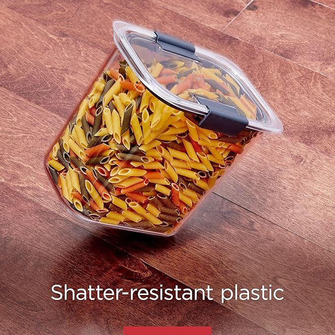 Rubbermaid Brilliance Pantry 10 Piece Set, Clear and Airtight Food and Pantry Storage Containers