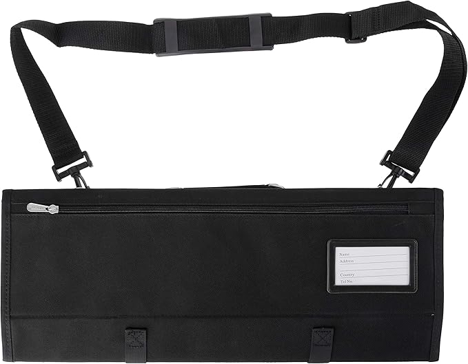 Mercer Culinary 10-Pocket Knife Case , Black