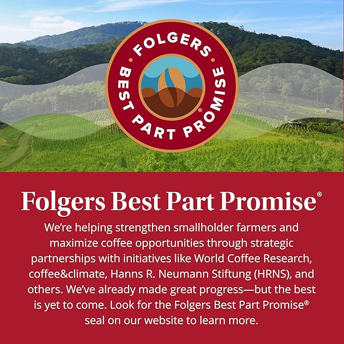Folgers Classic Roast Medium Roast Coffee, 128 Keurig K-Cup Pods