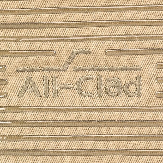 All-Clad Premium Pot Holder & Hot Pad: Heat Resistant to 500 Degrees - 100% Cotton, 10"x6.25" Hot Pad for Kitchen and Barbeque, (2-Pack), Cappuccino