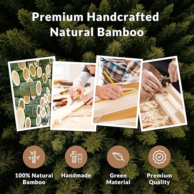 Slicer for Homemade Loaves – Adjustable Bamboo Bread Cutter, Wide Sourdough Slicing Guide, Gift for Home Bakers