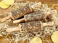 FLORAL 3 Small Textured Rolling Pin Set. Wooden laser engraved embossing dough roller for embossed cookies gift for Birthday, Easter by Algis Crafts