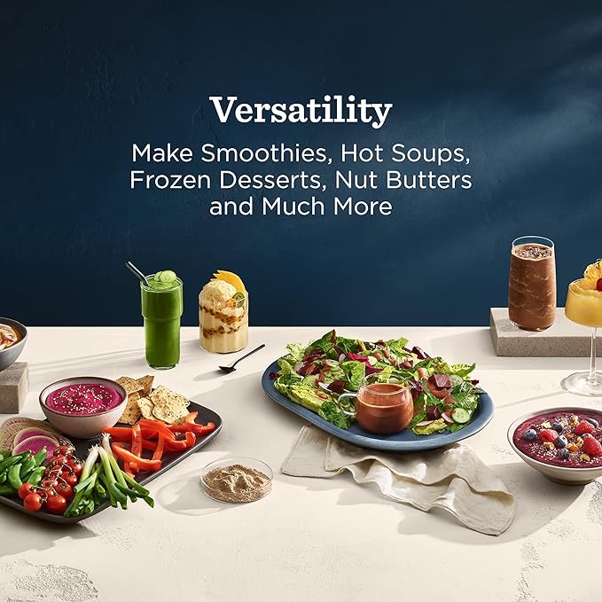 Vitamix Ascent Series X5 Blender with 10 Blending Programs, Self-Cleaning Program, Professional-Grade Blender for Smoothies, Soups and More, Stainless-Steel Blades, 48 Oz Container, Shadow Black