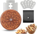 UFO Bread Lame Cutter for Homemade Sourdough,Bread Scorer Tool for Sourdough with 5 Blades and Storage Cover,Slashing Tool Bread Cutting Knife for Artisan Bread and Makers (Circle-black)