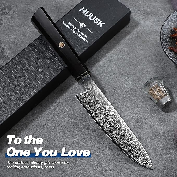 Huusk Damascus Utility Knife Japanese