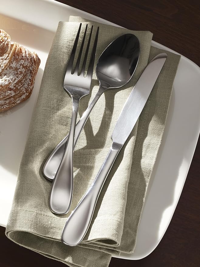Oneida H003020A Voss 20 Piece Everyday Flatware Set, Service For 4