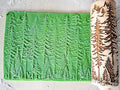 FOREST embossing rolling pin. Engraved wooden embossed dough roller for embossed cookies or clay by Algis Crafts