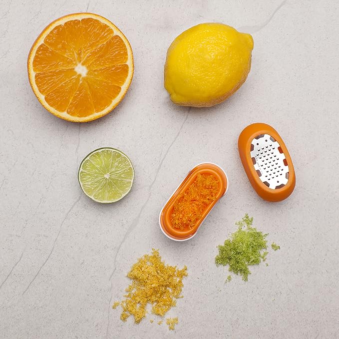 Microplane Flexi Zesti Handheld Citrus Zester (Orange)