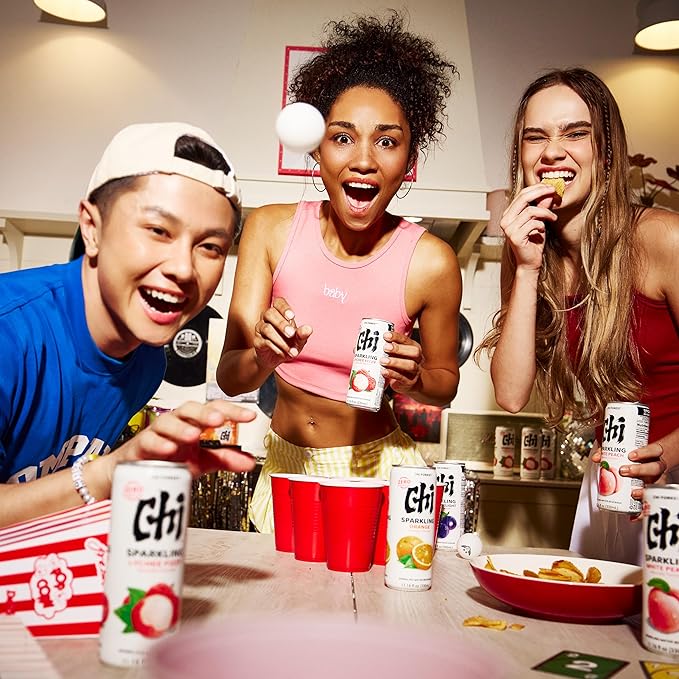 CHI FOREST Orange sparkling water, 0 Sugar 0 Carolies, 11.15 oz* 24 cans