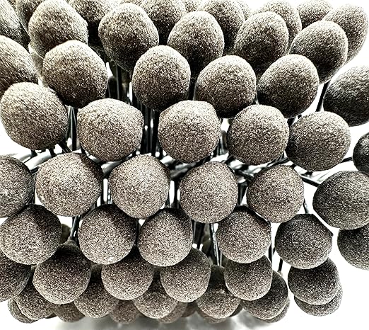 TwistFlex Cylinder Hone | 3-1/2" 320AO for Brake Cylinders, Valve Guides, Hydraulics, 3.5" Diameter for Hole Diameters 3.26"- 3.51" | Aluminum Oxide 320 Grit | 0.315" Shank | 13.5" Length