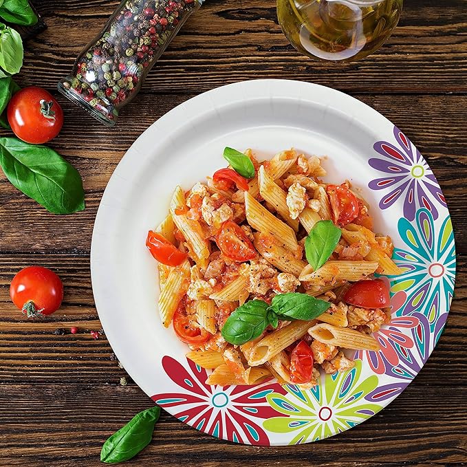 Solo Anyday 10" Paper Plates, Mega Pack of 100ct