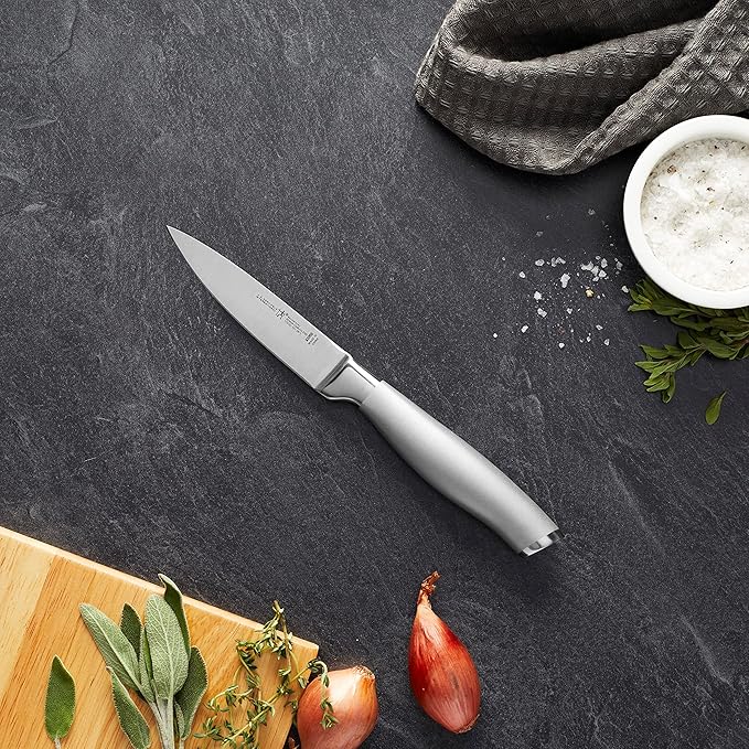 HENCKELS Modernist 4-inch Paring Knife, Razor-Sharp German Engineered Informed by 100+ Years of Mastery, Gray