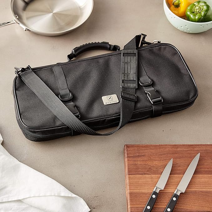 Mercer Culinary Single-Zip 12-Pocket Knife Case